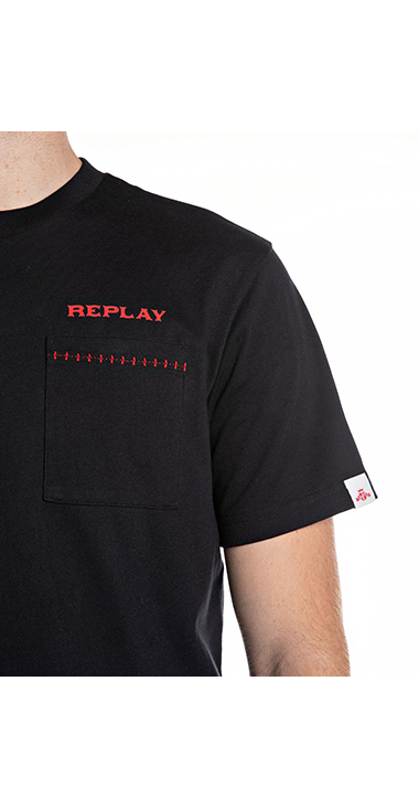 コットンジャ－ジープリントＴシャツ 詳細画像